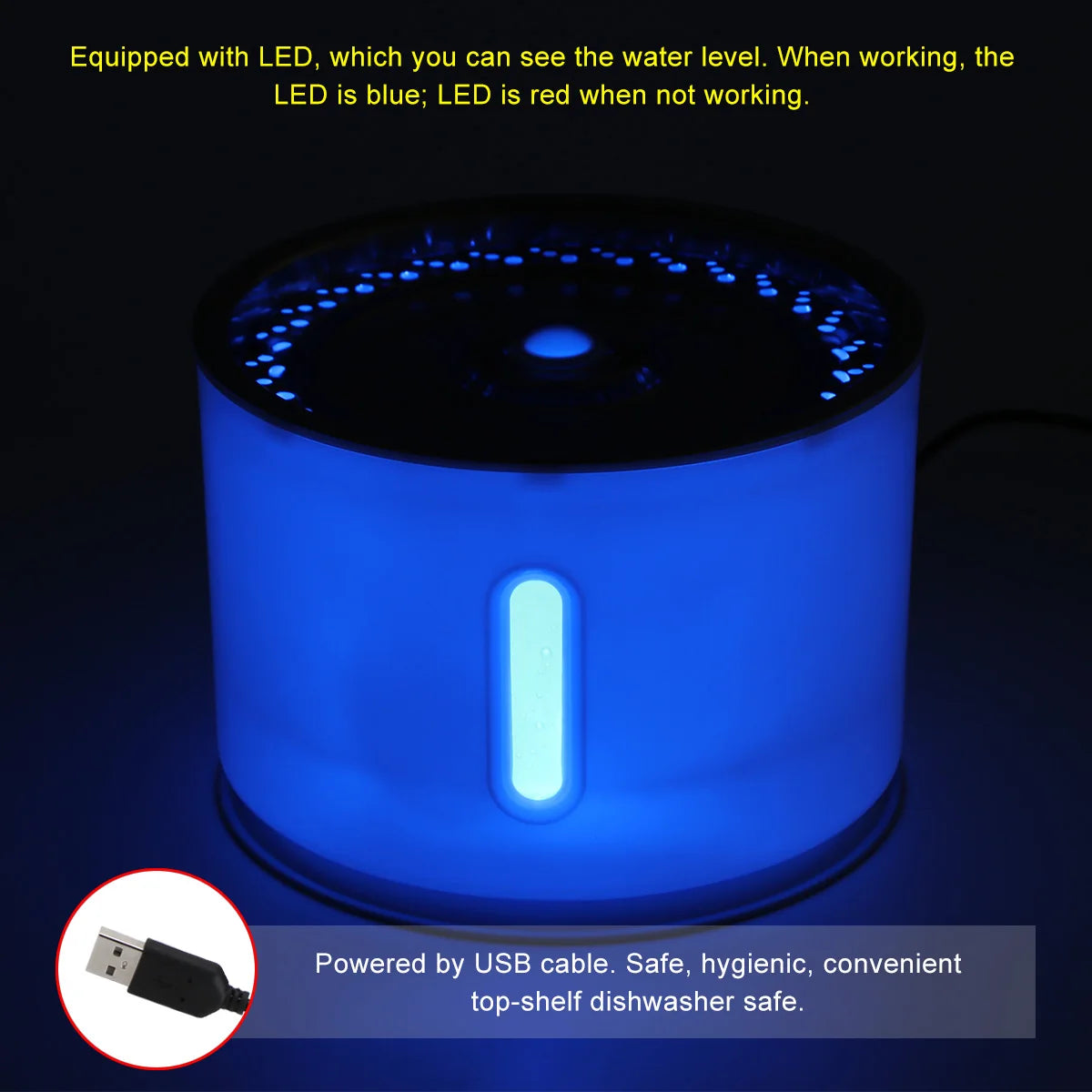 Water Fountain with LED