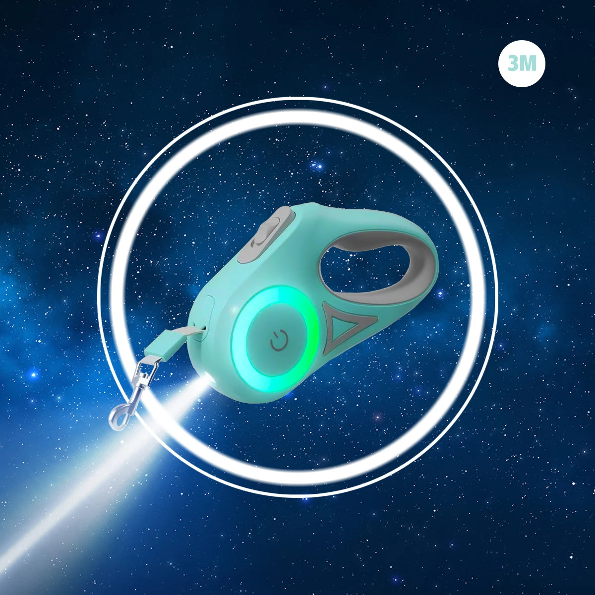 Dual Untangle Leash with LED