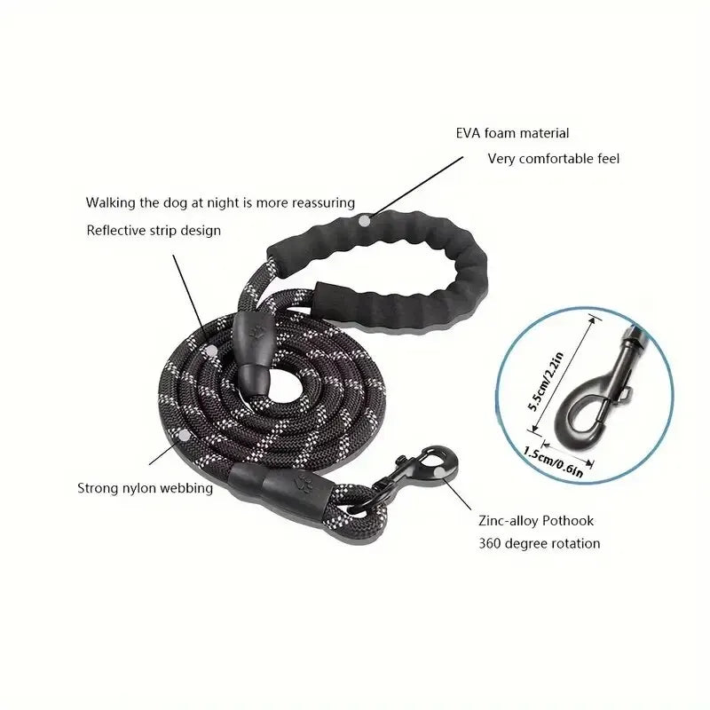 Premium Quality Nylon Reflective Dog Leash