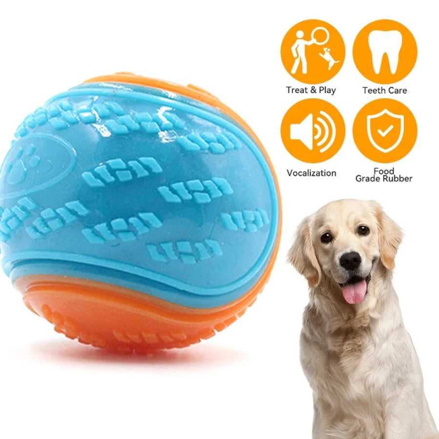 Tooth Cleaning Chew Dog Ball & Toy