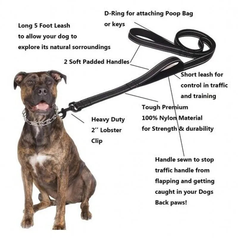 Double Handle Heavy Duty Dog Leash