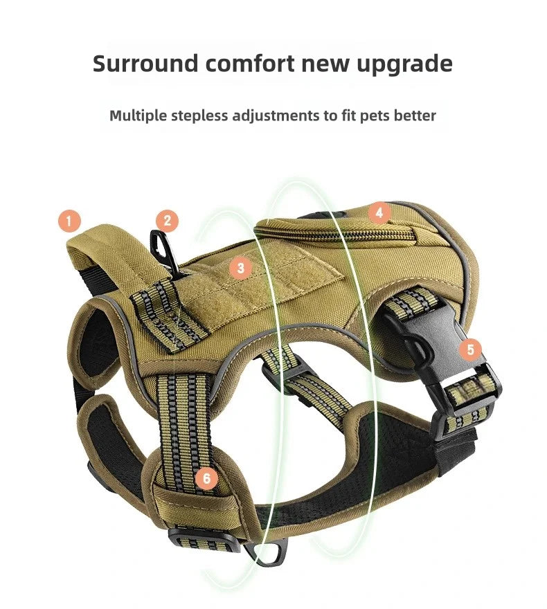 Tactical Harness For Dogs