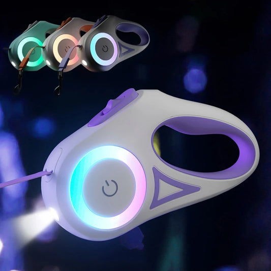 Dual Untangle Leash with LED
